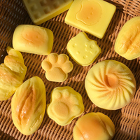Jouet Squishy en PU Super Doux Kawaii en Forme de Pain de Boulangerie à Rebond Lent, Cadeau Anti-Stress pour Enfants de 5 à 7 Ans Unisexe