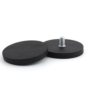 Magnete Industriale al Neodimio Ndfeb 88mm Rivestito in Gomma Goffrato IMa De Permanente Super Potente per Piegatura Saldatura Taglio Lavorazione - Product Image 4