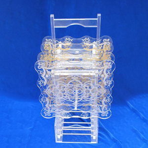 Acrylic gấp Khay bảng sinh thái thân thiện ổn định phòng khách Bàn cà phê tùy chỉnh kích thước & màu sắc thiết kế hiện đại - Product Image 6