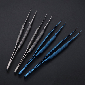 Pinzas de Iris Finas, Instrumentos Microquirúrgicos Oftálmicos para Cirugía de <span class=keywords><strong>Cataratas</strong></span>, Pinzas de Iris Médicas Rectas/Curvas - Product Image 6