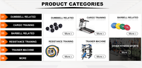 Kit d'Équipement de Musculation Altere Pesasp Haltères de Salle de Sport Personnalisés Chromés Réglables Peints en Noir Ensemble d'Haltères en Fonte 30 kg 20 kg
