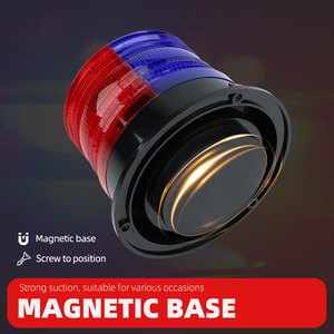 Không thấm nước cảnh báo nhấp nháy ánh sáng báo động với năng lượng mặt trời sạc - Product Image 2