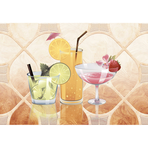 Pattern Ceramic Wall Tile 20x30cm For Geometric Design In Bathroom And Kitchen - Product Image 1