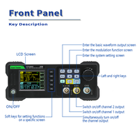 East Tester ET3220C 20/40/60MHz Dual-Channel DDS Signal Generator 2.4 TFT Display 200MSa/s Sampling Rate Digital Control