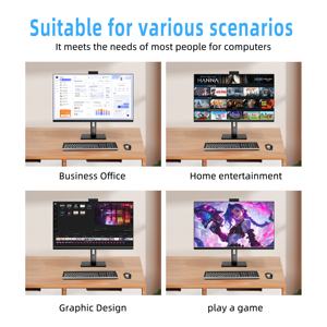 Venta Directa de Fábrica, Computadora Monobloque Todo en Uno, Pantalla Giratoria, I3 I5 I7 4ta 12va Generación, OEM IPS Multifuncional AIO DDR3 OEM - Product Image 5