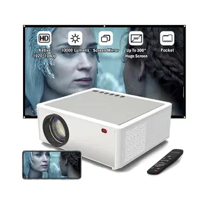 Android 10.0 Built-in Speaker 2k Projector WiFi Outdoor/Home Theater Smart Mirroring Proyector Led Lcd Video Portable Projector