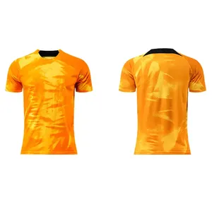 Top Qualität Vintage Sublimationsdruck kostenloses Design Logo amerikanischer Stil Fußballkleidung Fußballtrikot individuelles Logo-Design Großhandel