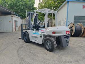 Top vente TCM 70 7 tonnes hauteur 4.5 mètres bonne marque avec des prix bon marché fabriqué au japon en bon état chariot élévateur d'occasion à vendre - Product Image 4