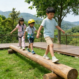 Parc d'aventure aérien personnalisé pour enfants, parcours d'obstacles en corde commercial, créatif pour la zone des enfants du parc à thème - Product Image 1