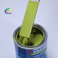 Peinture en aérosol pour voiture Meklon ML-X16 1K Jaune Émeraude Nacré, revêtement acrylique pour rénovation/réparation