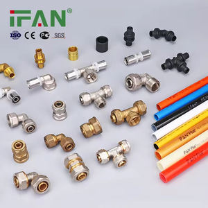 IFAN High Quality GB-T 18992 <strong>PEX</strong> Al <strong>PEX</strong> <strong>Fitting</strong> Double Color PN25 Brass Compression <strong>Fitting</strong> 16-32MM Water Supply <strong>PEX</strong> <strong>Fittings</strong> - Product Image 1