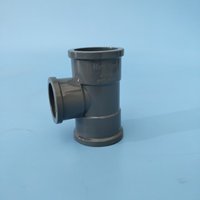 Precio al por mayor Conector de tubo estándar NBR 5648 Accesorios para tuberías de UPVC Marca TIGRE Acoplamiento Codo en T Acoplamiento roscado Color gris