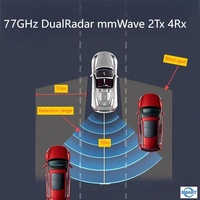 Système de détection d'angle mort à radar double 77 GHz MmWave pour Lexus RX, surveillance du véhicule, avertissement, conduite sécurisée, surveillance