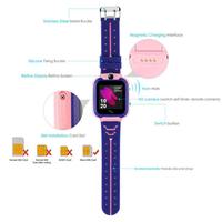 Reloj Inteligente para Niños Q12 con Rastreador GPS y Tarjeta SIM, Impermeable IP67, Función SOS, Cámara y Brújula, para Q19 A1 DZ09