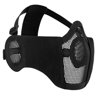 Masque tactique en maille PTG pour l'entraînement au combat, camouflage, équipement de chasse en plein air, équipement de protection, demi-masque tactique
