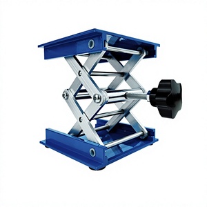 Plataforma elevadora manual de laboratorio en miniatura, elevador de tijera de acero inoxidable para ajuste de altura de instrumentos - Product Image 3