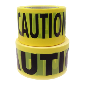 เทปเตือนภัย 3M แบบไม่มีกาวชนิด PE หนา 3 มิล กว้าง 3 นิ้ว สำหรับทำเครื่องหมายเขตอันตราย โซนความปลอดภัย และงานอุตสาหกรรม - Product Image 6