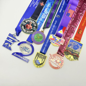 Medallas Personalizadas para Torneos Deportivos, Trofeo <span class=keywords><strong>de</strong></span> <span class=keywords><strong>Campeón</strong></span> en Aleación <span class=keywords><strong>de</strong></span> Zinc con Relieve 3D y Baño <span class=keywords><strong>de</strong></span> Oro, Medalla <span class=keywords><strong>de</strong></span> Voleibol - Product Image 2