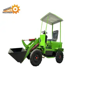 Chinese Electric Pilot Control Loader New Energy High Efficiency Mini Tractors Four Wheel Drive Electric Loader