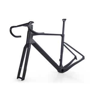 Cadre de vélo de gravier de course en carbone intégral personnalisable SUNREMO avec UDH T700 T800, cadre de vélo super léger, <span class=keywords><strong>pneu</strong></span> 700X50C - Product Image 2