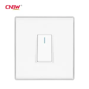 2022 New Modern Design Light Switches Uk Wall 1 Gang 1 Way 2 Way Switch For Pakistan Bangladesh Market