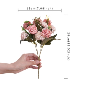 Hoa cẩm tú cầu nhân tạo nhỏ, thích hợp để trang trí DIY - Hoàn hảo làm bình hoa để bàn Lễ Tạ ơn và đồ trang trí văn phòng, tiệc tại nhà - Product Image 2