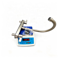 Robinet de cuisine mitigeur Metalique 330003-LS brossé 8 pouces à montage sur plan, moderne, facile à installer, 2 poignées, 2 trous, rotation à 360 degrés