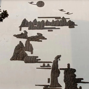 Современная Роскошная рельефная скульптура из натурального стекловолокна - Product Image 3