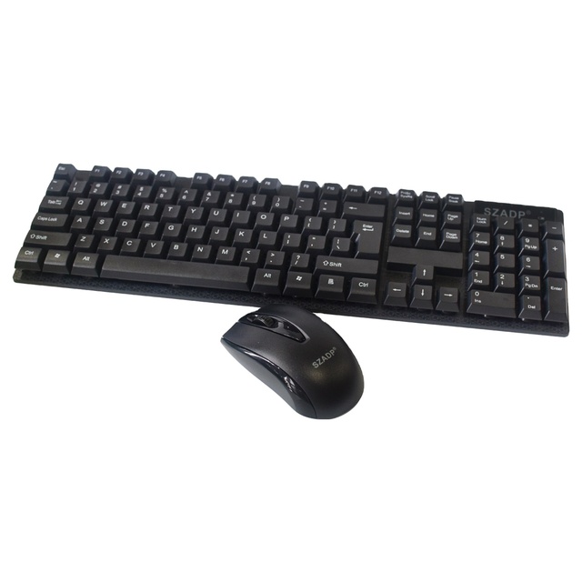Wholesale Price 104 Keys 2.4G Office Computer Keyboard Multimedia Wireless/Wired Keyboard and Mouse for PC Tablet Laptop