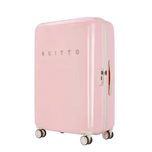 De gros bagages voyage rose-Sac de voyage pour femmes, valise en polycarbonate rose, magnifique PC, voyage été, pour filles, 100% pièces