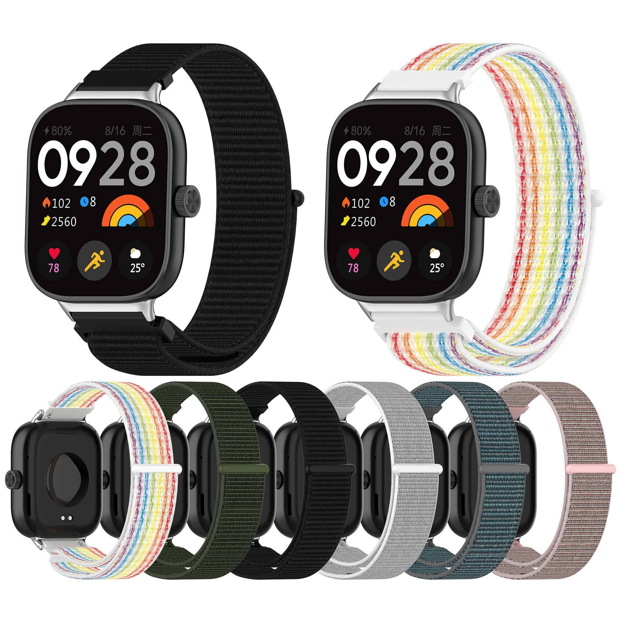 Para Xiaomi Smart Band Correas Mi Watch Xiaomi Shanhai Nylon Strap