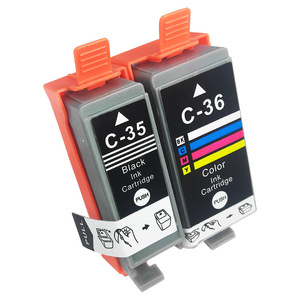 Compatible con las impresoras <span class=keywords><strong>PIXMA</strong></span> IP100B/IP100/iP110; Cartuchos a todo color para PGI-35BK y 36C - Product Image 5