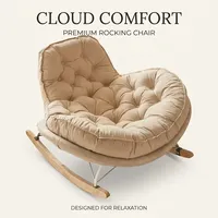 Fauteuil inclinable moderne, durable, écologique, portable, relaxant, pour chambre, salon, bureau à domicile, réglable