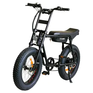 GS009 गर्म बिक्री 500W मोटर 48v 15AH लिथियम बैटरी 20 इंच टायर Ebike निर्माता तेजी से बिजली की साइकिल