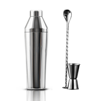 Shaker à cocktails en acier inoxydable à double paroi incassable, personnalisation (OEM/ODM)