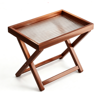 Table basse en bois moderne et contemporaine pour salon d'appartement avec rangement, écologique et facile à nettoyer