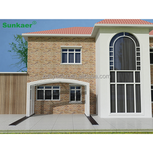 Cubiertas de <span class=keywords><strong>terraza</strong></span> de lujo fuertes y estables, Gazebo, casa de <span class=keywords><strong>cristal</strong></span> impermeable para exteriores con tapa de aluminio para patio, recinto de Patio - Product Image 3