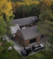 Maison modulaire préfabriquée en acier, norme australienne NCC AS4055, maisonnette en kit avec revêtement Colorbond