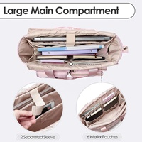 2023 Offre Spéciale enseignant ordinateur portable avec compartiment pour ordinateur portable sac à bandoulière travail fourre-tout mallette d'ordinateur sac d'école décontracté