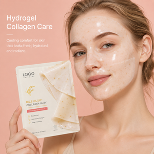 Mascarilla Facial de Hidrogel con Colágeno de Arroz, Fórmula Vegana a Base de Plantas, Hidratante, Iluminadora y Radiante para Piel Seca y Opaca, Apta para Todo Tipo de Piel, Bajo MOQ - Product Image 6