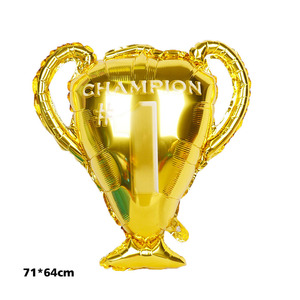 Golden Champion-trofeo de Globos de aluminio, Globos de helio, temática de feliz cumpleaños, evento, competición, Winner, globo de aire - Product Image 5