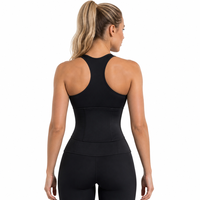 Faja Reductora de Cintura Profesional Ajustable con Cierre de Velcro para Mujer, Control de Abdomen, Moldeador Corporal para Entrenamiento y Pérdida de Peso