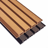 Le moins cher extérieur 2-nd Co-extrusion WPC revêtement mural 219x26mm exportation vers les États-Unis