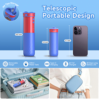 JTF Portable Enfants Dentaire Oral Irrigator Rechargeable Sans Fil Hydropulseur pour Dents, Gencives, Bretelles, Soins Dentaires