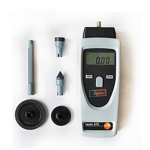 Tacómetro Digital de Alta Precisión Testo 470, Medidor de RPM Óptico Mecánico de Contacto, Electrónico - Product Image 5