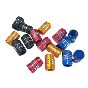 4pcs 타이어 스템 커버 유니버설, 맞춤형 로고 먼지 밸브 캡 8V1 자동차 용 타이어 밸브 스템 캡 커버 트럭 오토바이 및 자전거 - Product Image 1