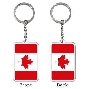 Serie Bandera de Canadá: Bandera para Ventana de Coche, Cubierta para Espejo Retrovisor, Pulsera, Pintura Facial, Sombrero, Bolsa, Camiseta, Llavero, Gafas de Sol, Pin - Product Image 5