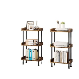 Passing On <b>The</b> <b>Kingdom</b> Floor Bookshelf 3 Tier Rustic Wood Storage Rack For Living Room Bedroom Office - Product Image 5