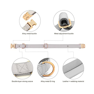 Quick Release <strong>Puppy</strong> <strong>Collars</strong> for Dogs Manufacturer Personalized Dog Leash Padded - Product Image 3