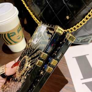 <span class=keywords><strong>Coque</strong></span> de téléphone de luxe en TPU électroplaqué antichoc pour <span class=keywords><strong>iPhone</strong></span> <span class=keywords><strong>13</strong></span>/12/11 Pro Max/XR/XS/8 Plus, motif léopard doré - Product Image 6